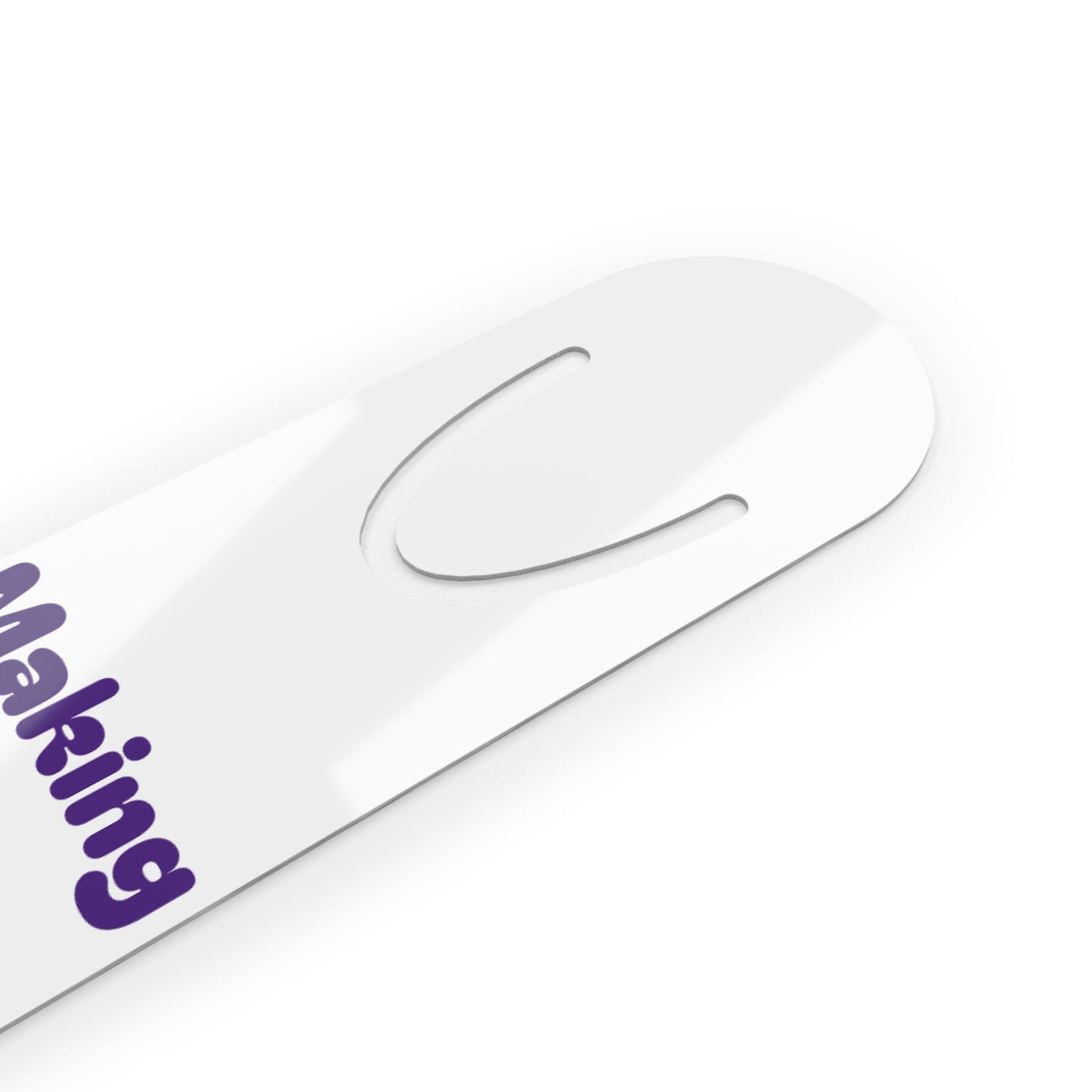 Making The Rounds Purple Bookmark