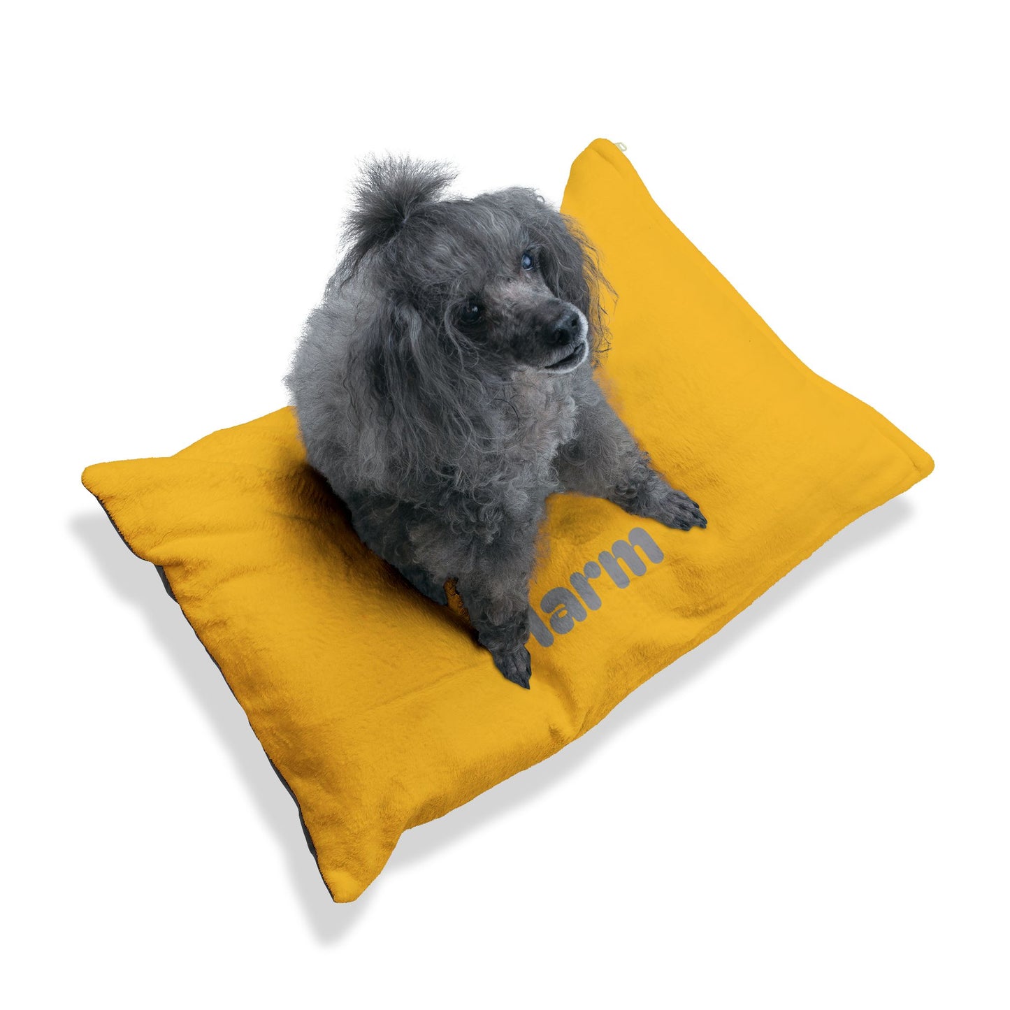 First Do No Harm Yellow / Grey Pet Bed