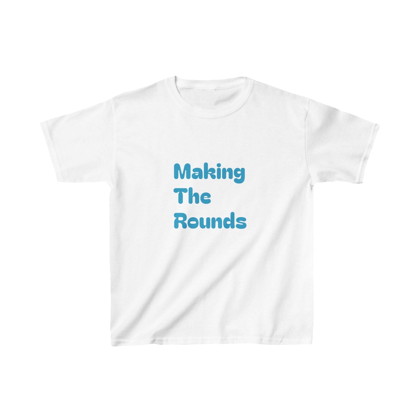 Making The Rounds Blue Kids Heavy Cotton™ Tee