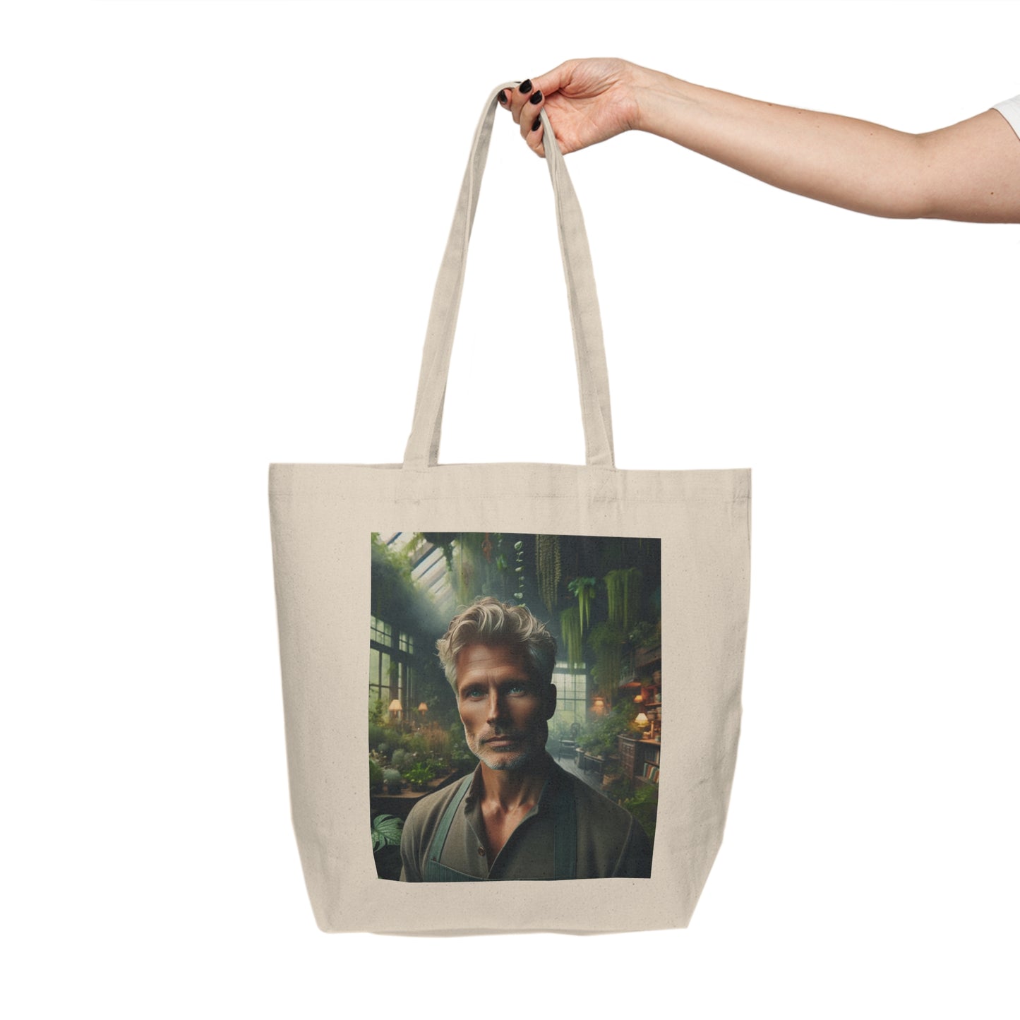 Under The Weather Canvas Shopping Tote