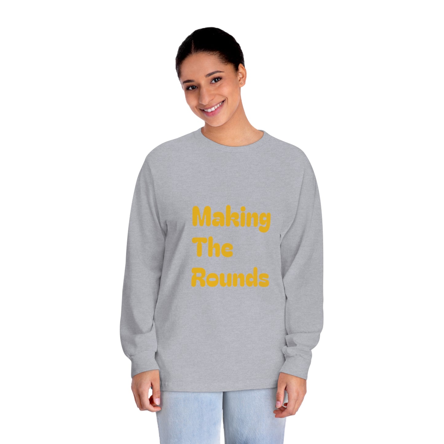 Making The Rounds Yellow Unisex Classic Long Sleeve T-Shirt