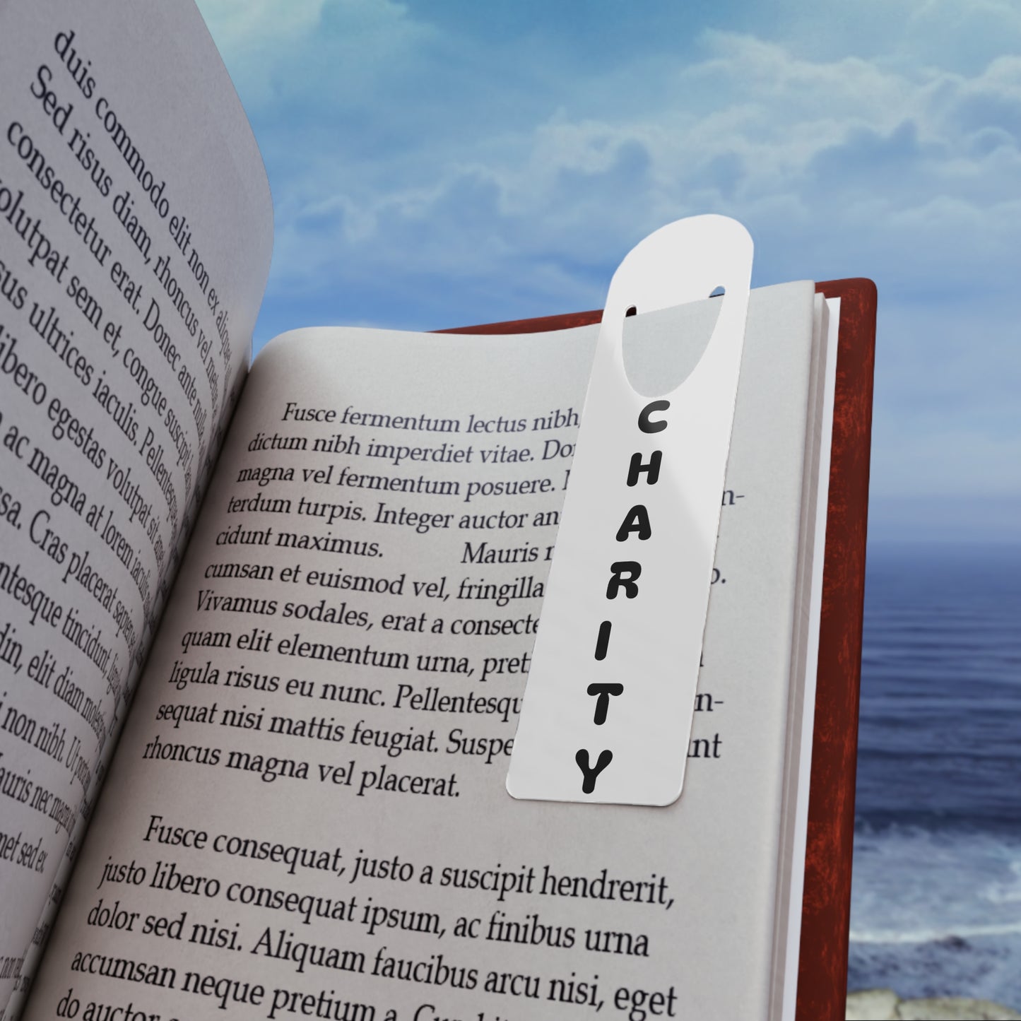 Charity Bookmark--Black