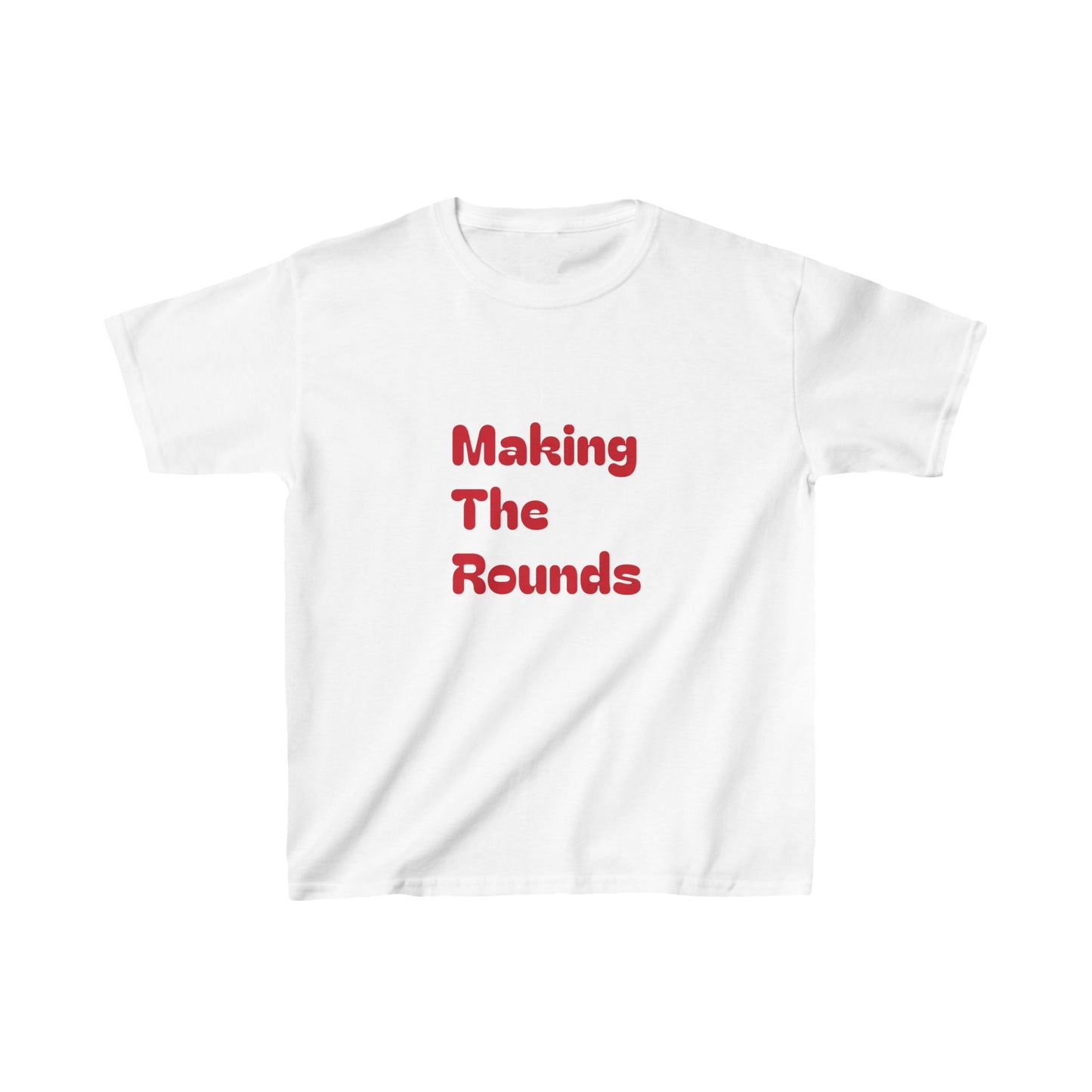 Making The Rounds Red Kids Heavy Cotton™ Tee