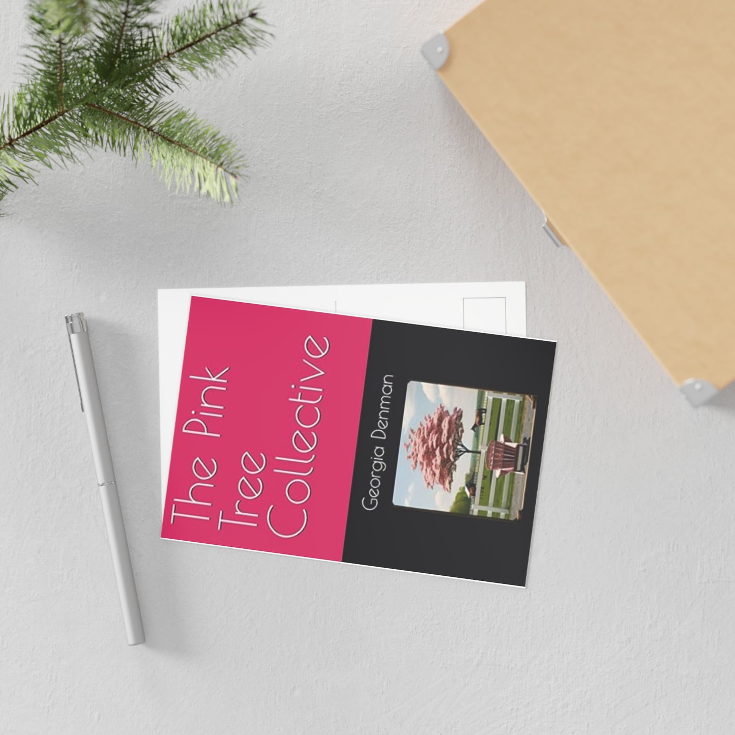 The Pink Tree Collective Cover Fine Art Postcards