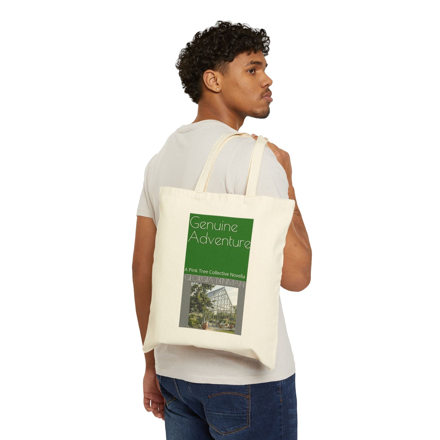 Tote Bag — 'Genuine Adventure' Botanical Cover & Portrait Canvas Tote