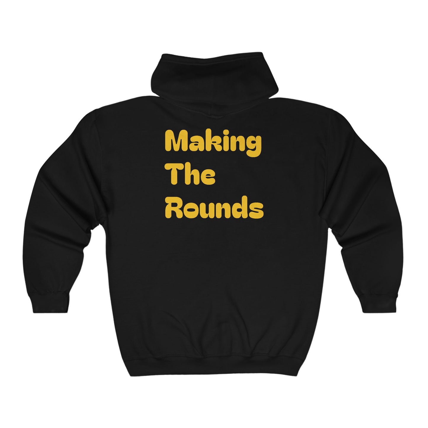 Making The Rounds Yellow Unisex Heavy Blend™ Full Zip Hooded Sweatshirt