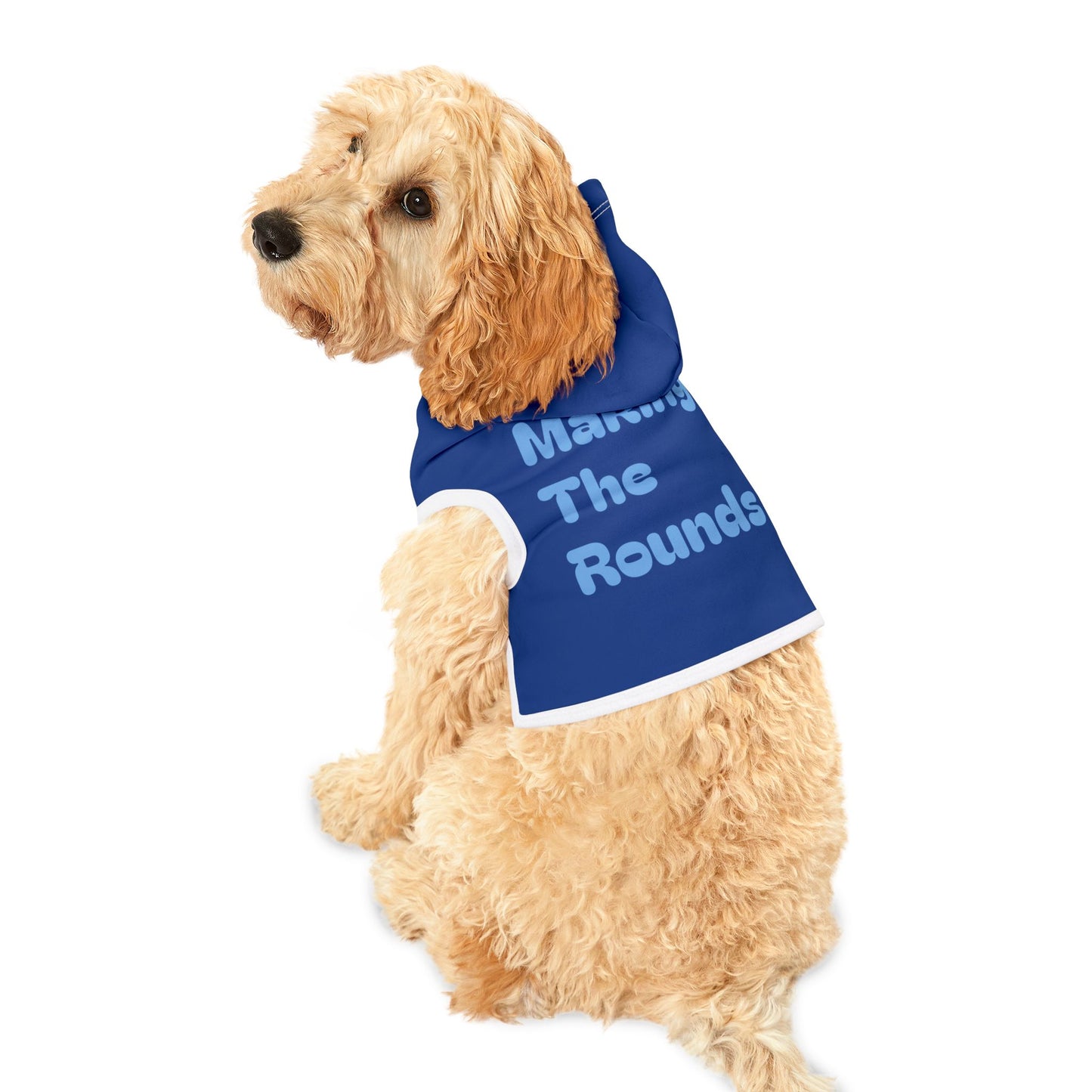 Making The Rounds Blue / Blue Pet Hoodie