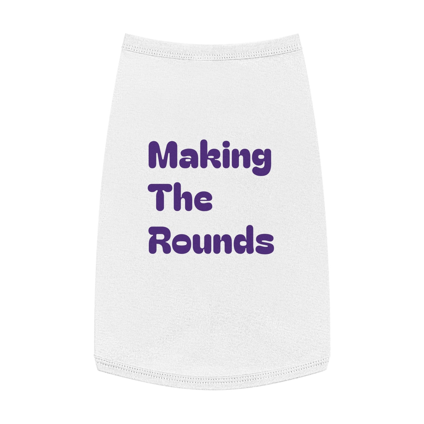 Making The Rounds Purple Pet Tank Top