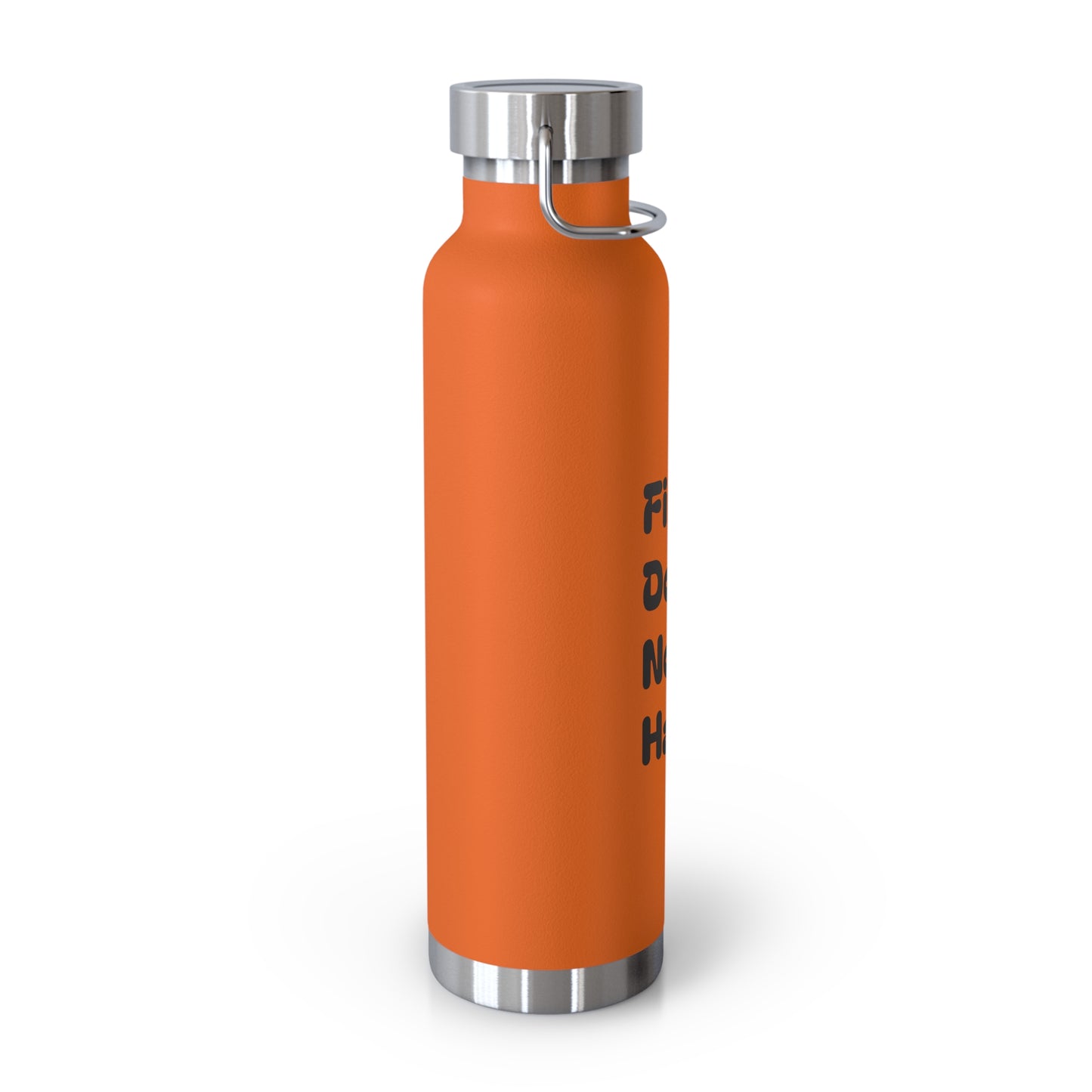 First Do No Harm Black Copper Vacuum Insulated Bottle, 22oz