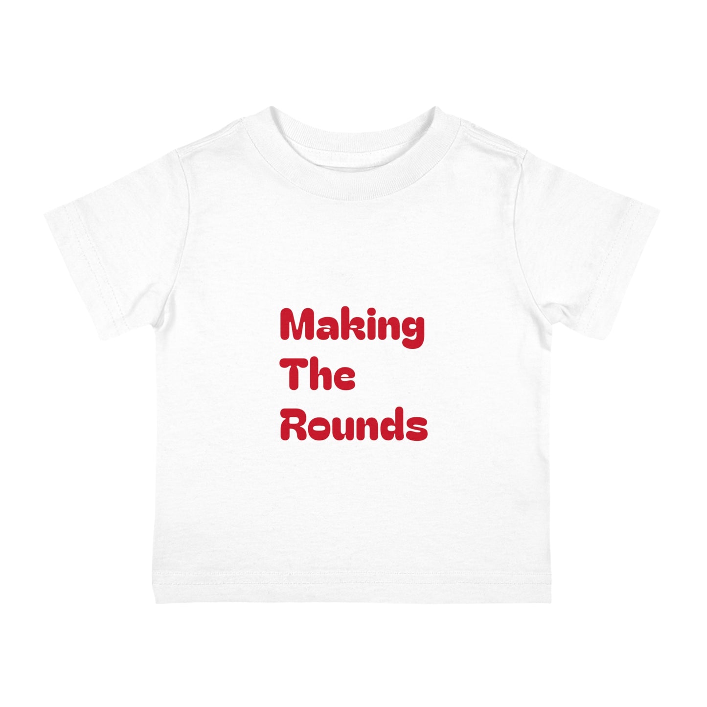 Making The Rounds Red Infant Cotton Jersey Tee