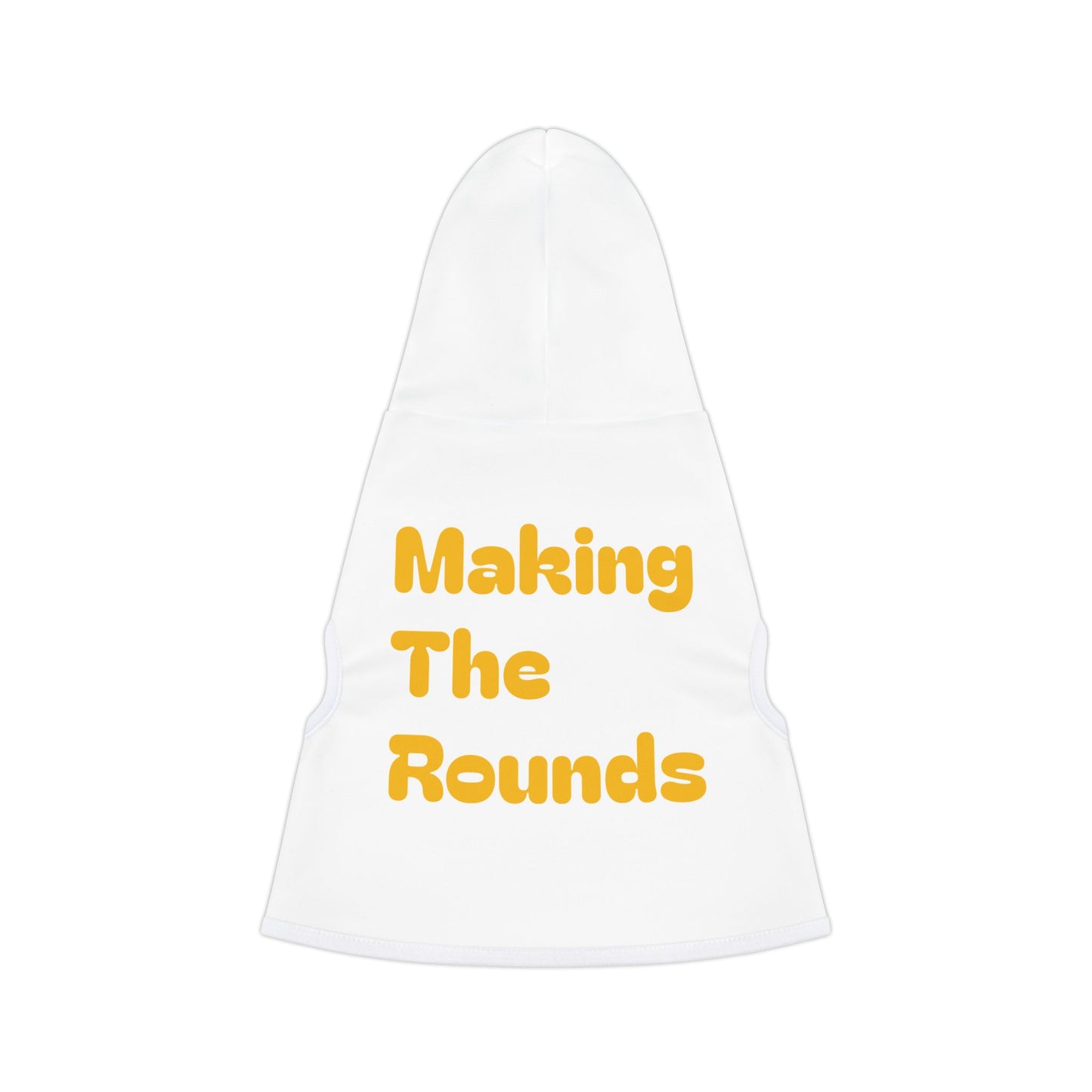 Making The Rounds Yellow Pet Hoodie