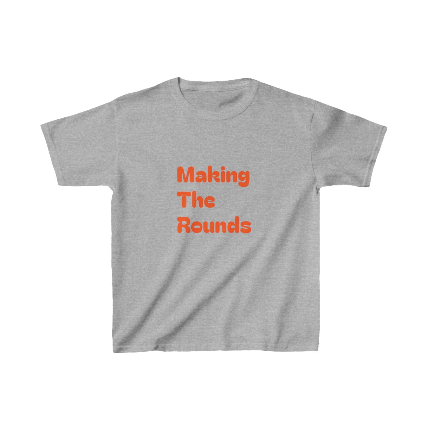 Making The Rounds Orange Kids Heavy Cotton™ Tee