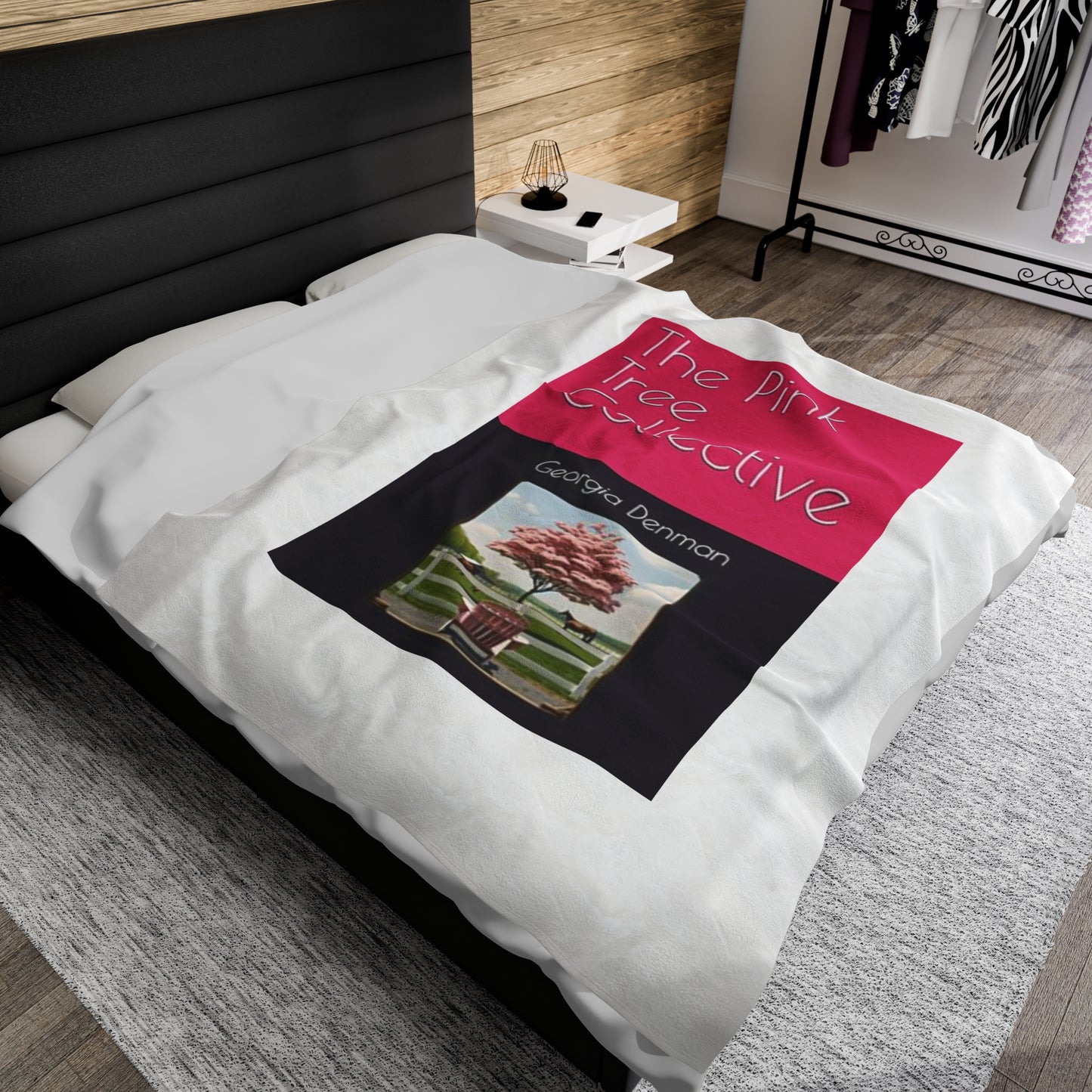 The Pink Tree Collective Cover Velveteen Plush Blanket