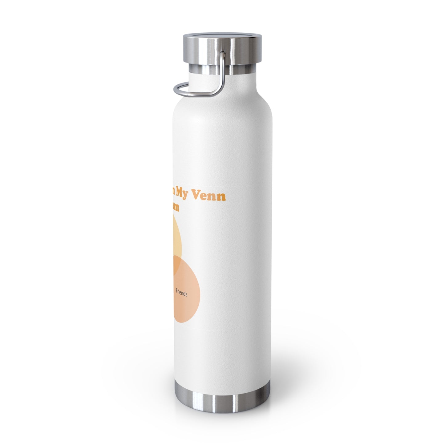 You Are Not In My Venn Diagram Orange Copper Vacuum Insulated Bottle, 22oz