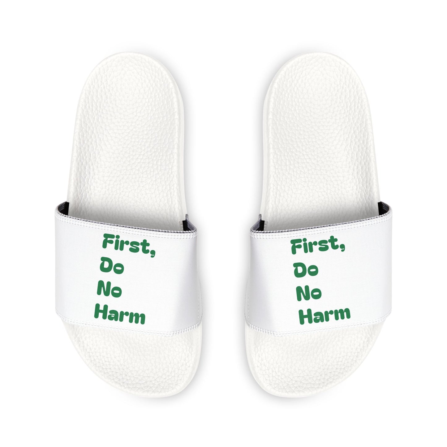 First Do No Harm Green Men's Removable-Strap Sandals