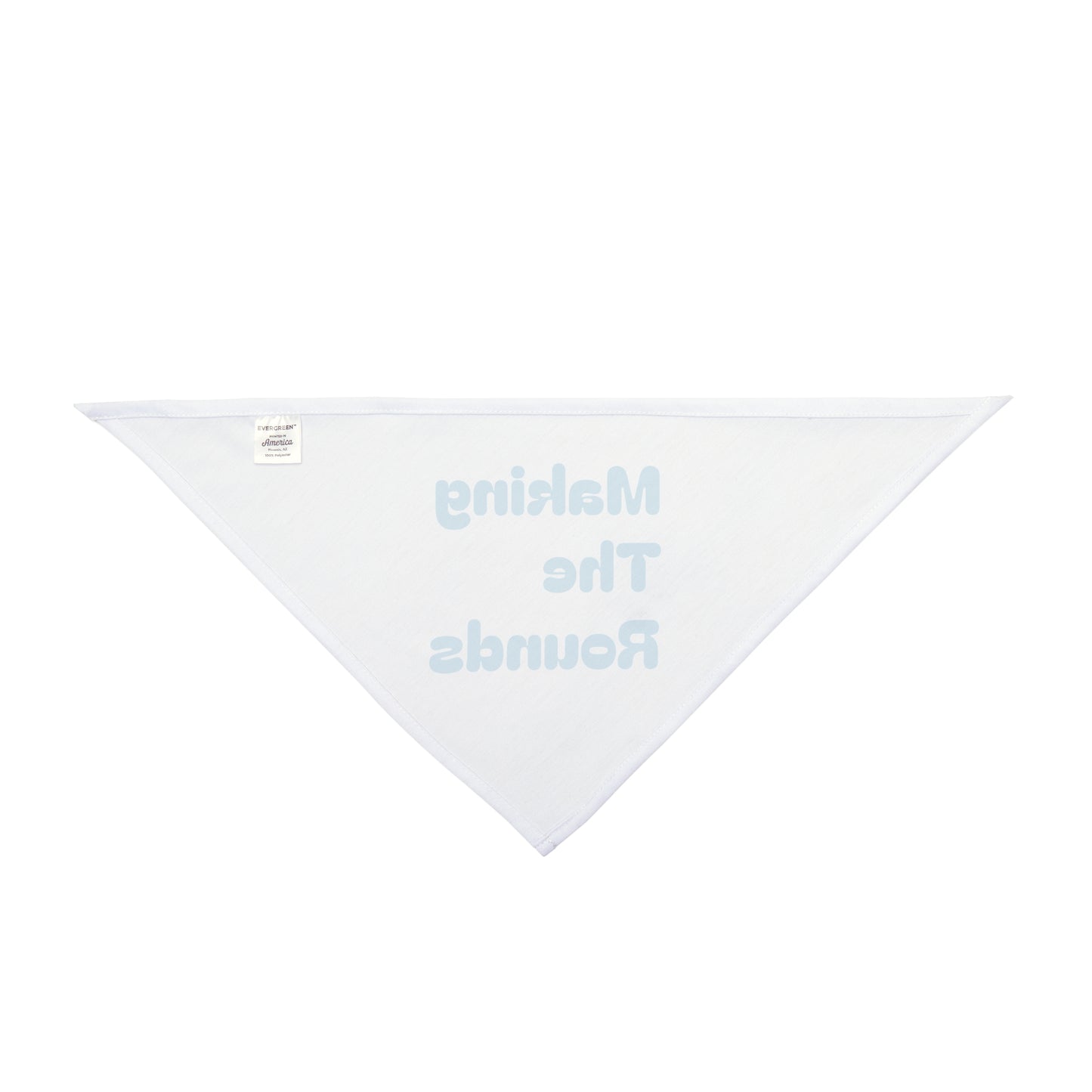 Making The Rounds Blue Pet Bandana