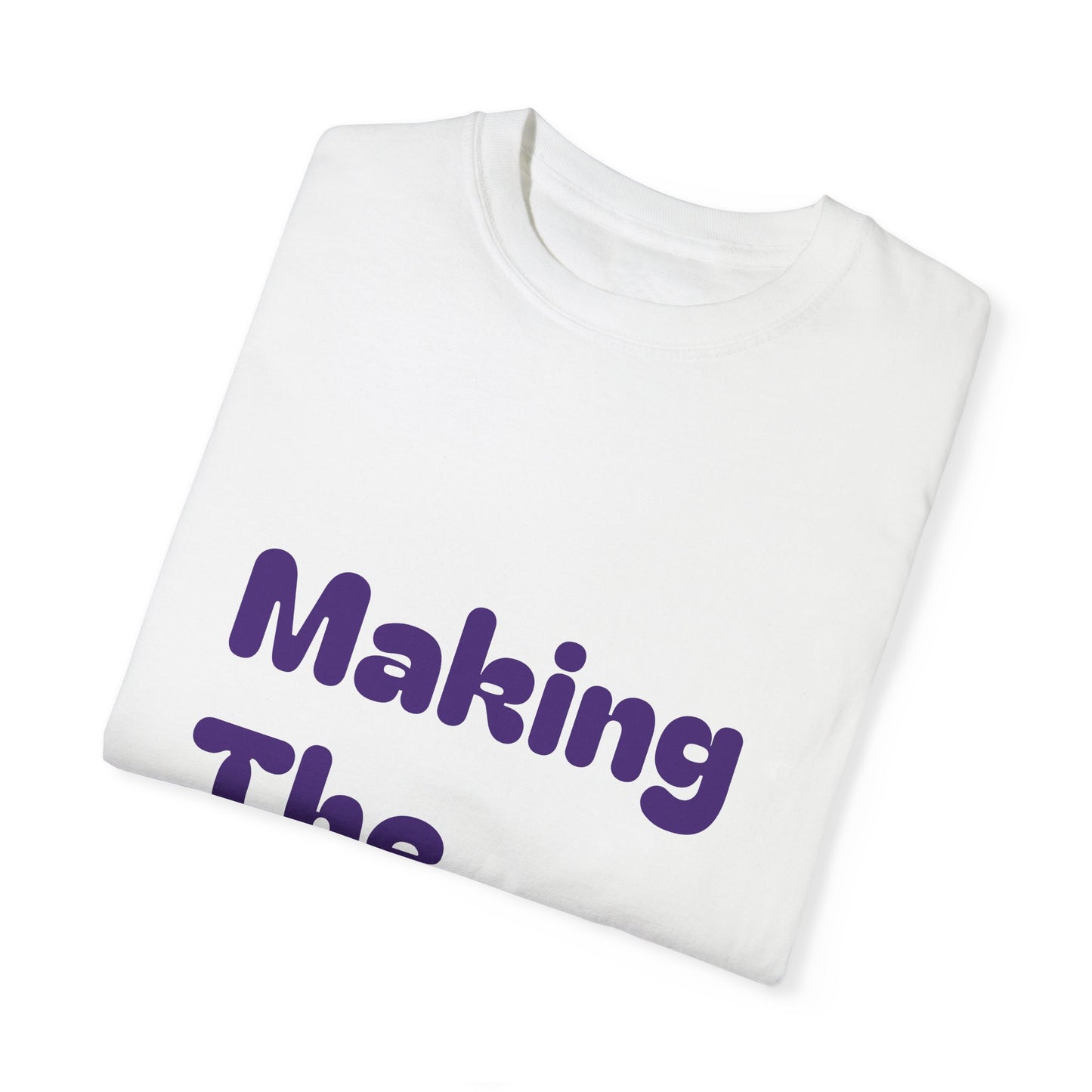 Making The Rounds [Purple] Unisex Garment-Dyed T-shirt