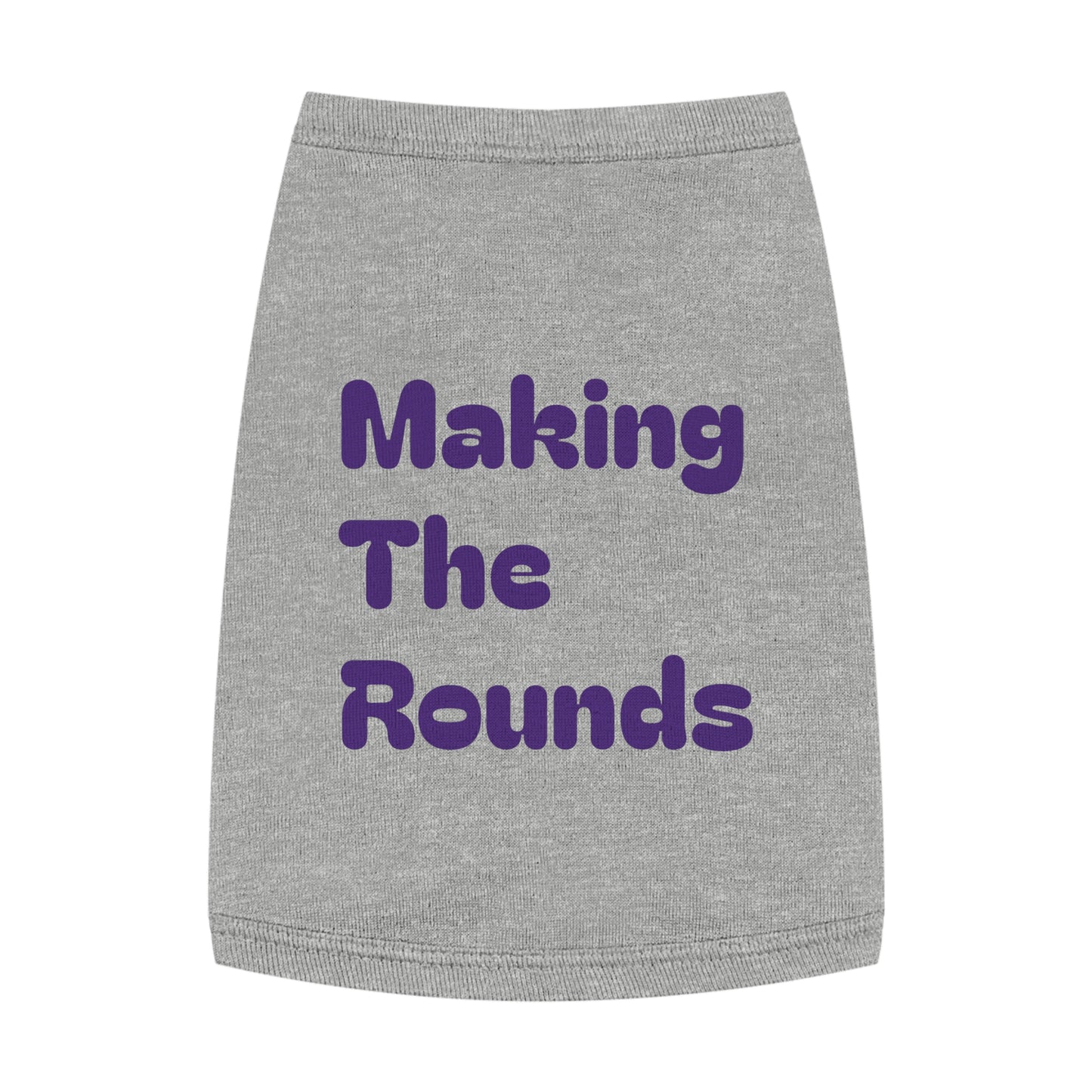 Making The Rounds Purple Pet Tank Top