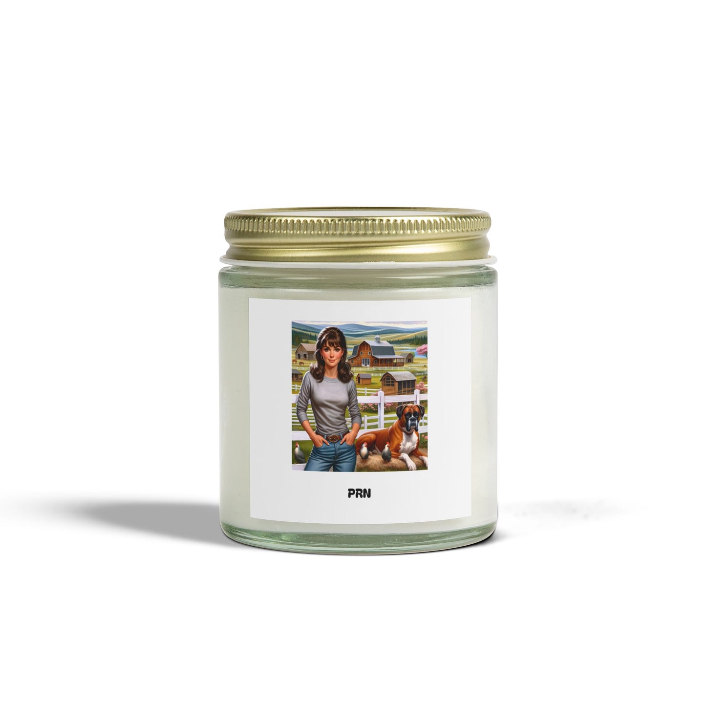 PRN Scented Candles, Coconut Apricot Wax (4oz, 9oz)