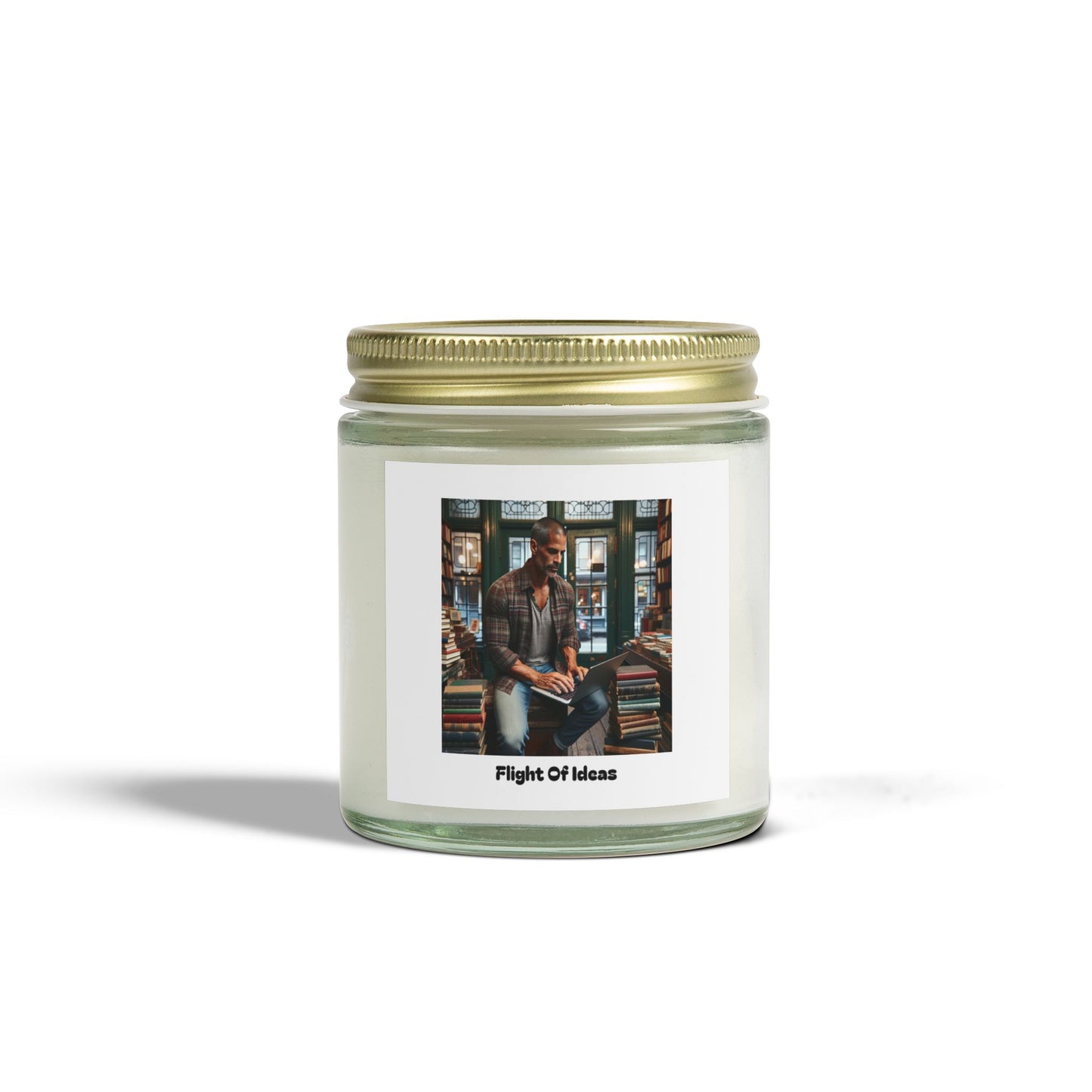 Flight Of Ideas Scented Candles, Coconut Apricot Wax (4oz, 9oz)