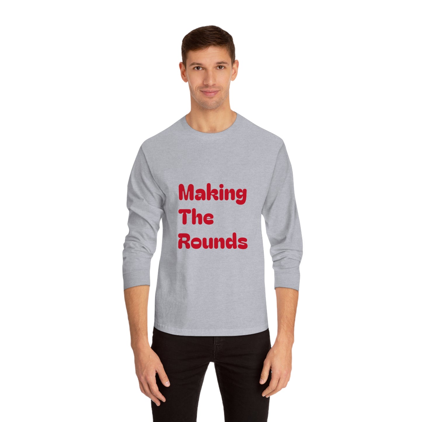 Making The Rounds Red Unisex Classic Long Sleeve T-Shirt