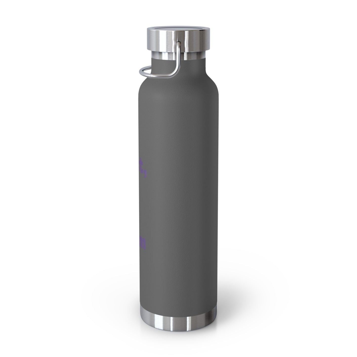 First Do No Harm Purple Copper Vacuum Insulated Bottle, 22oz