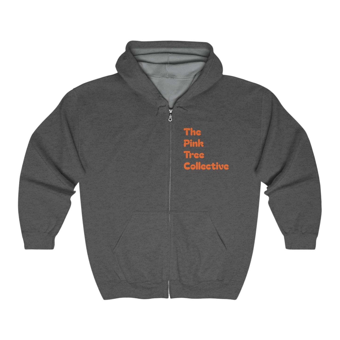 First Do No Harm Orange Unisex Heavy Blend™ Full Zip Hooded Sweatshirt