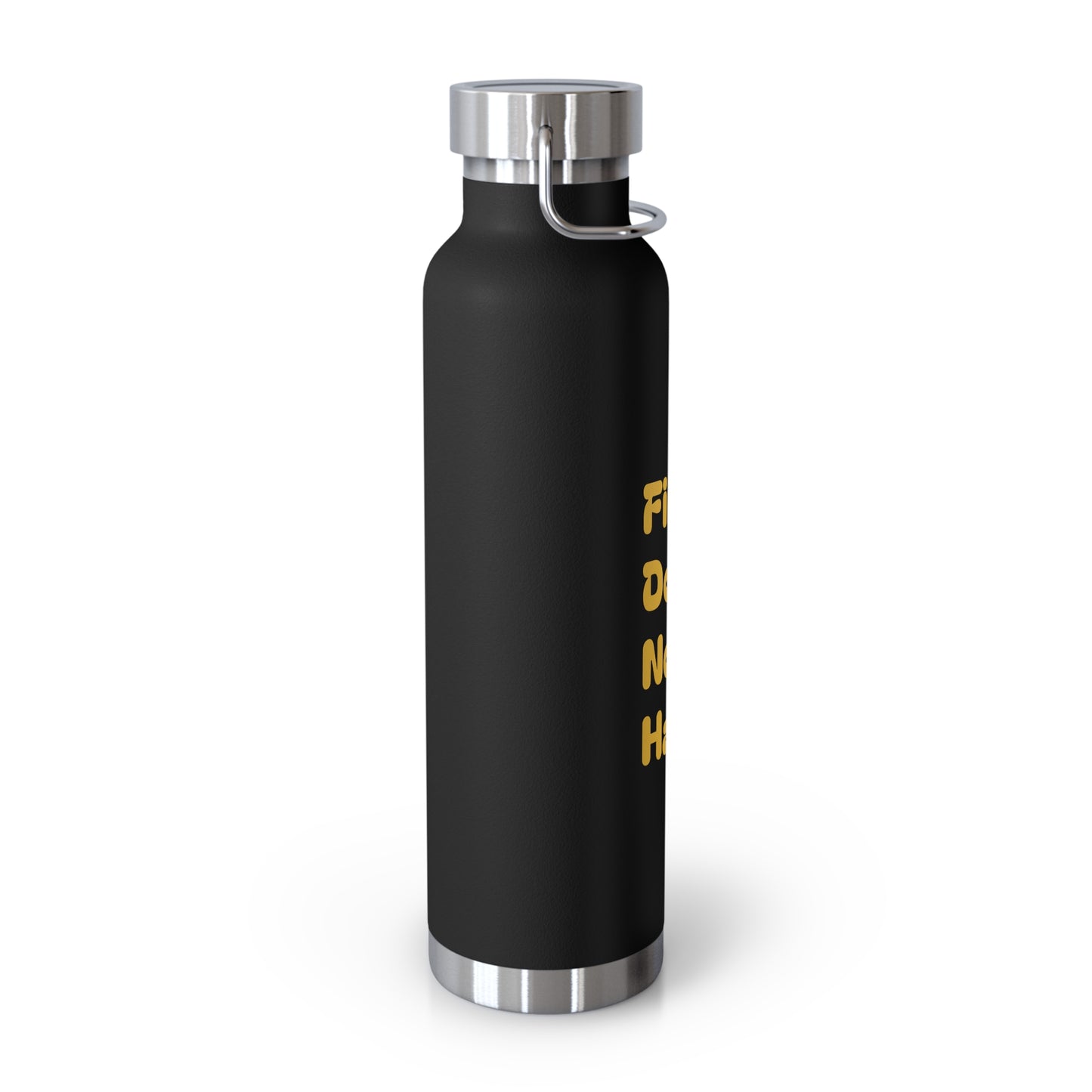 First Do No Harm Yellow Copper Vacuum Insulated Bottle, 22oz