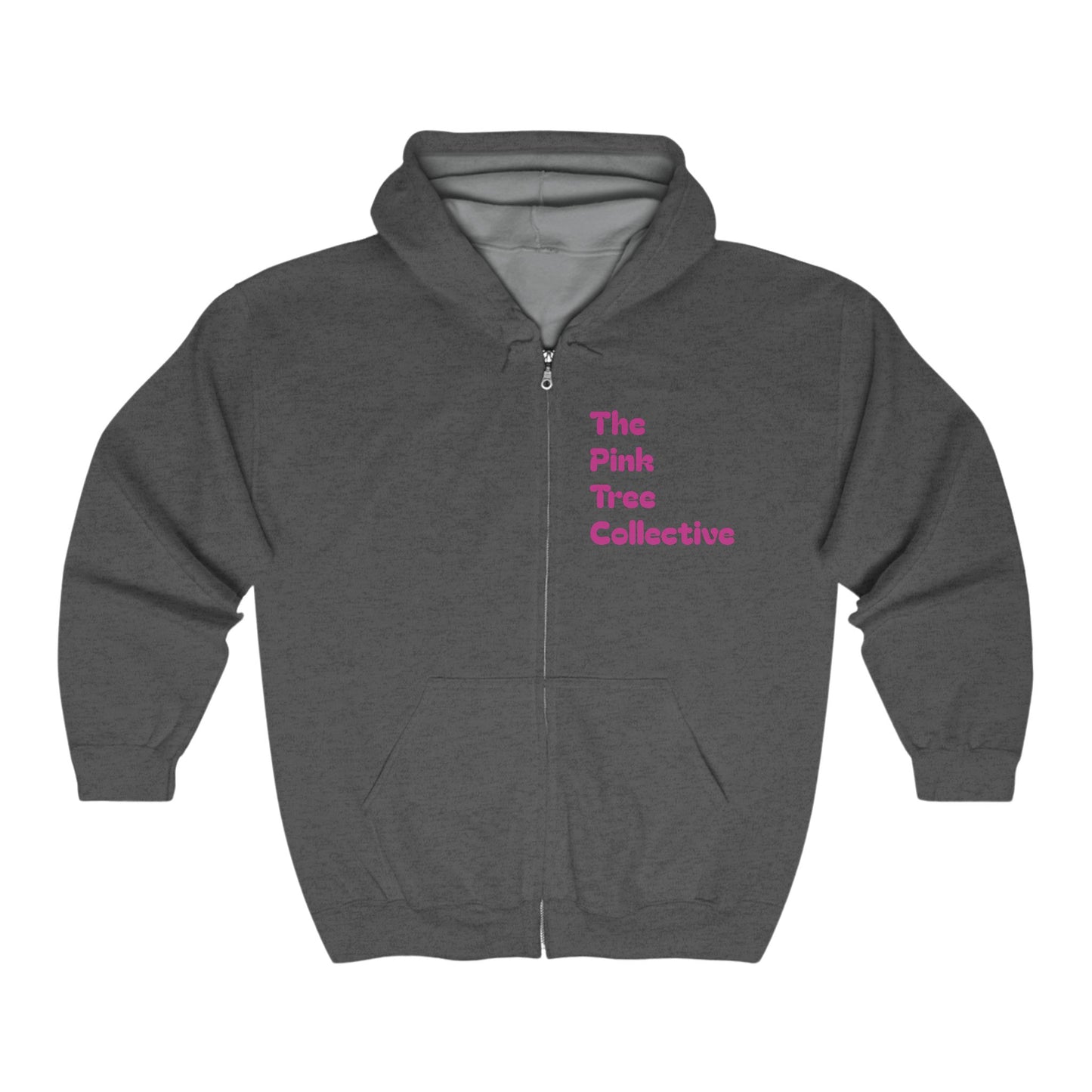 Making The Rounds Pink Unisex Heavy Blend™ Full Zip Hooded Sweatshirt