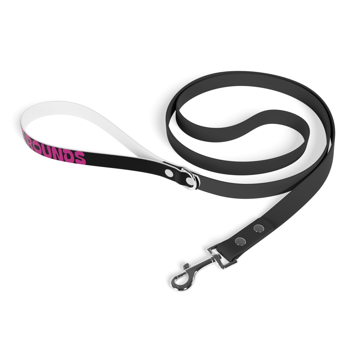 Making The Rounds Black With Pink Leash