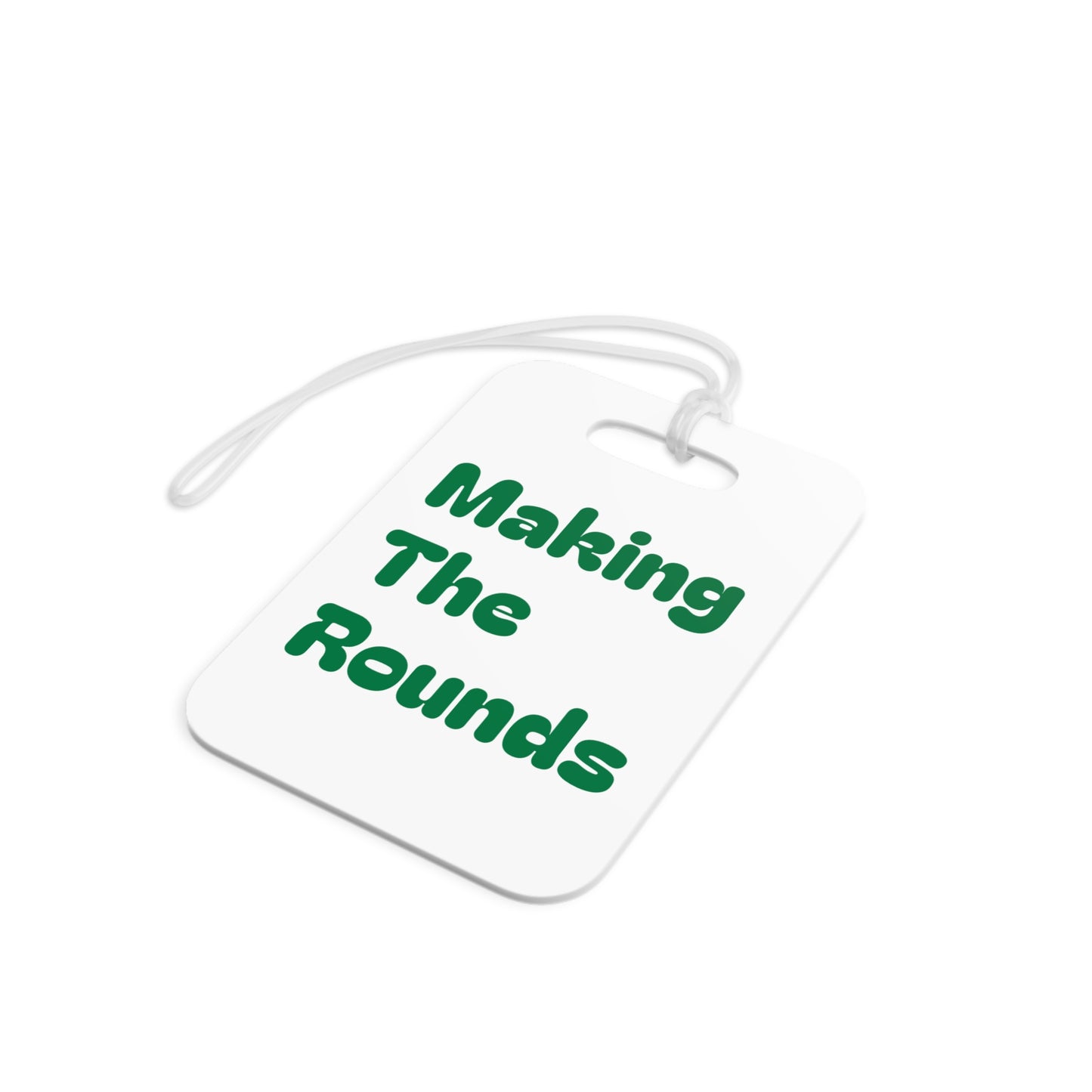 Making The Rounds Green Luggage Tags