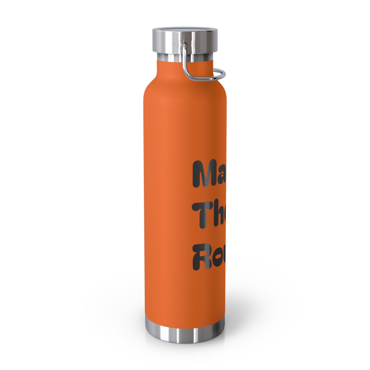 Making The Rounds black Copper Vacuum Insulated Bottle, 22oz