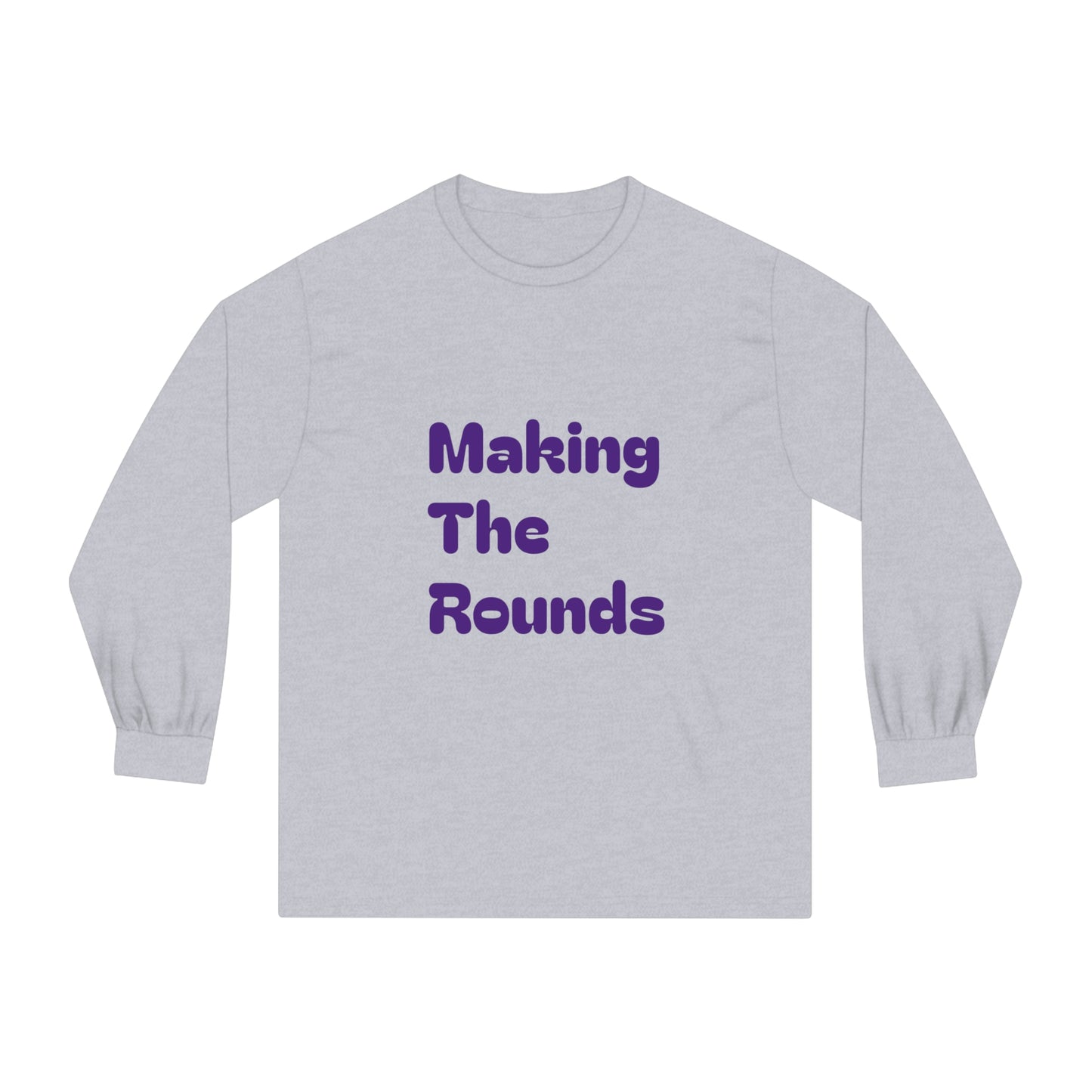 Making The Rounds Purple Unisex Classic Long Sleeve T-Shirt