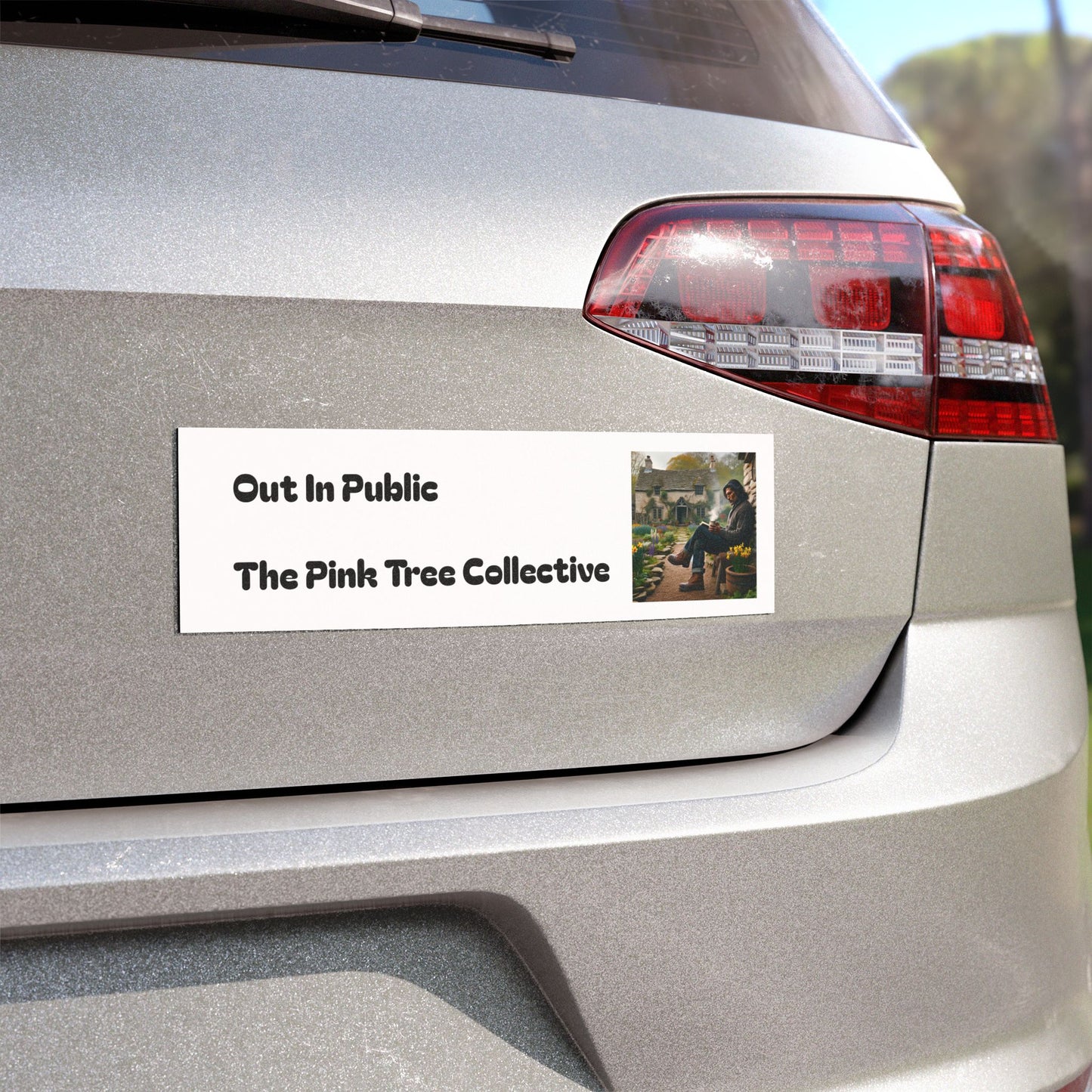 Out In Public Car Magnets