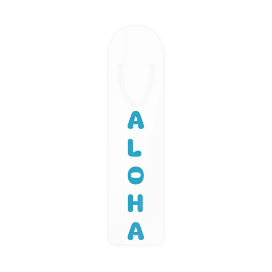 Aloha Bookmark -- Blue