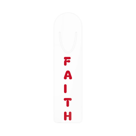 Faith Bookmark--Red