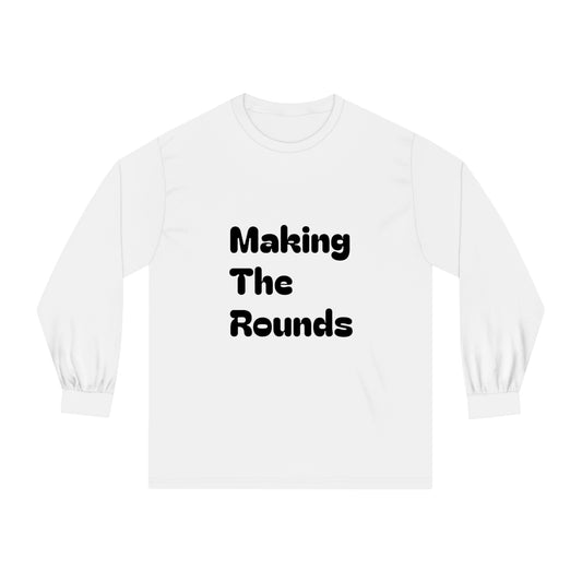 Making The Rounds Black with Book Cover Unisex Classic Long Sleeve T-Shirt