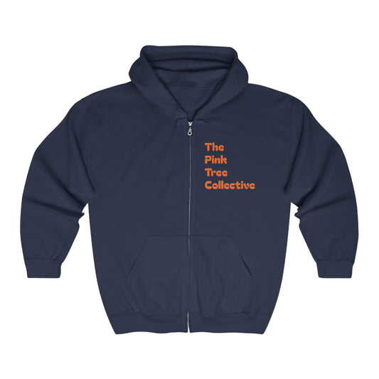 Making The Rounds Orange Heavy Blend™ Full Zip Hooded Sweatshirt