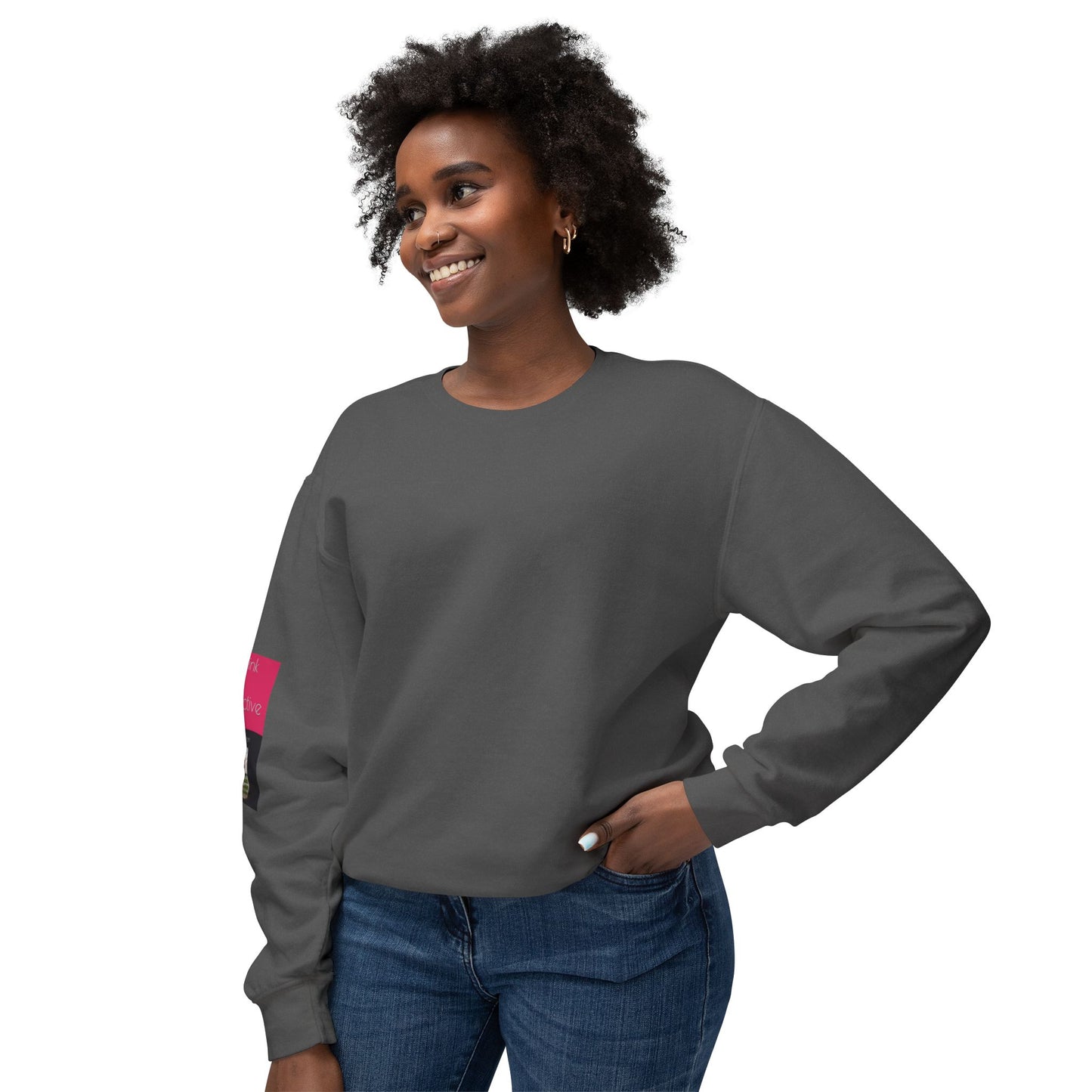 The Pink Tree Collective Cover Unisex Lightweight Crewneck Sweatshirt