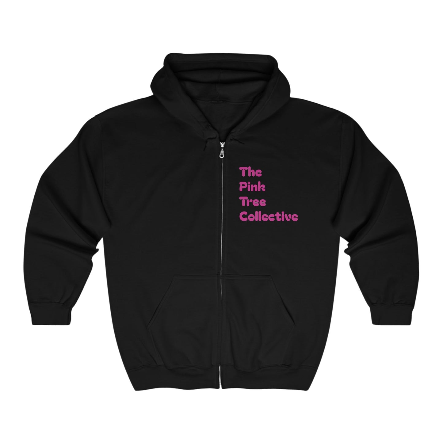 Making The Rounds Pink Unisex Heavy Blend™ Full Zip Hooded Sweatshirt