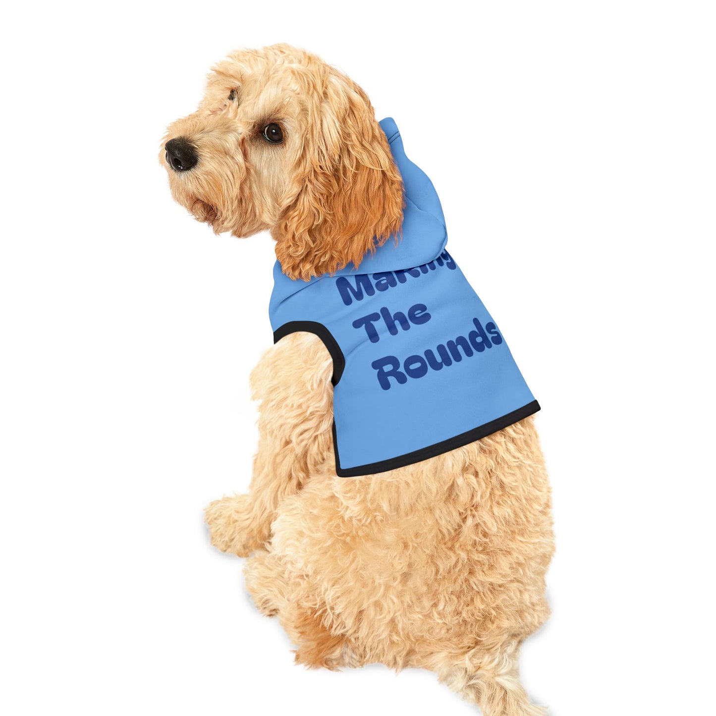 Making The Rounds Blue / Blue Pet Hoodie