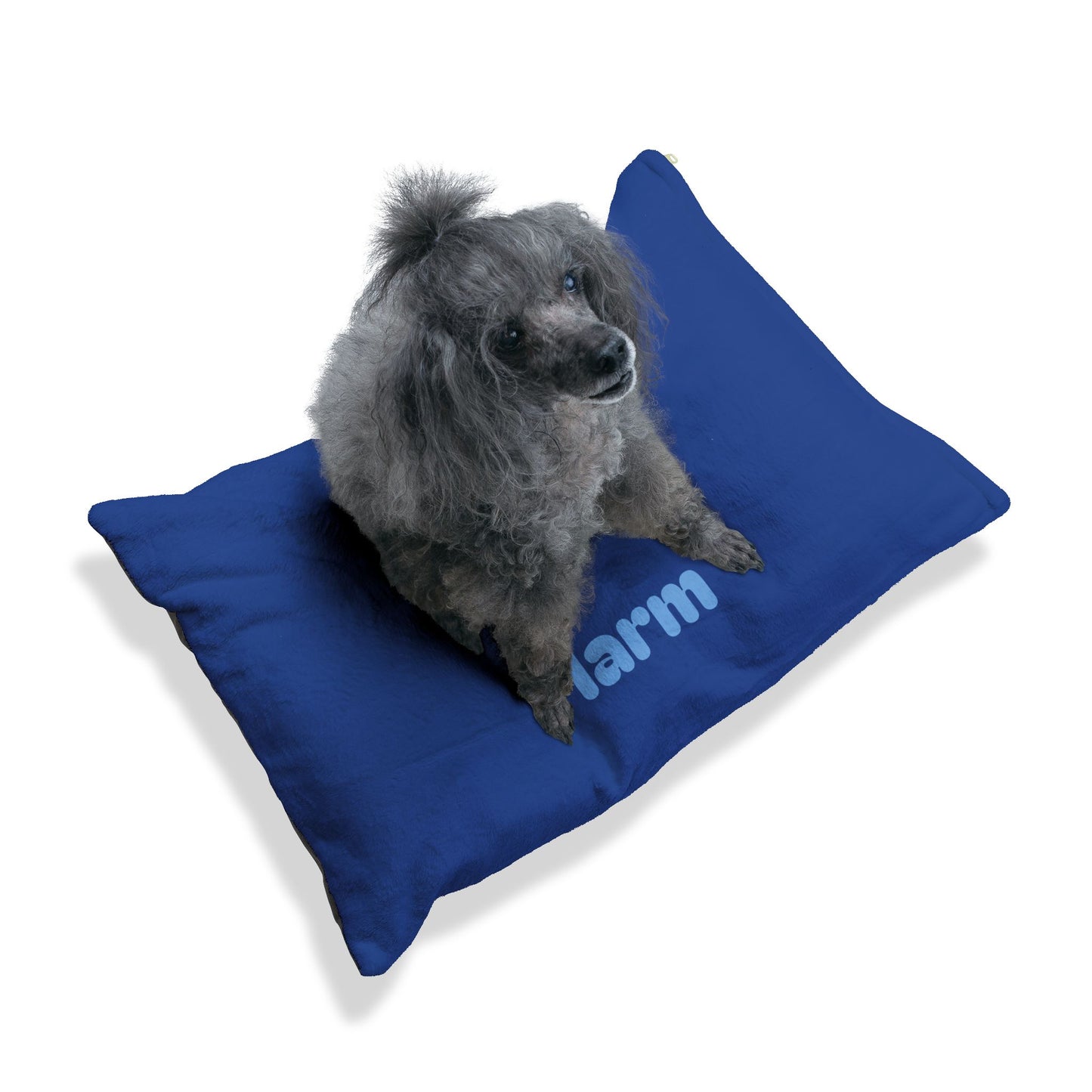 First Do No Harm Dark Blue with Light Blue Pet Bed