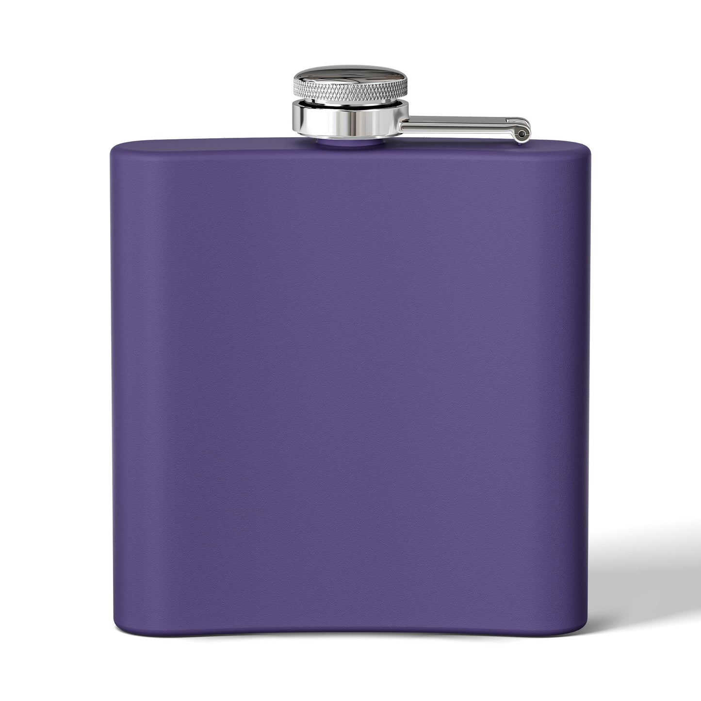 Stainless Flask — "Making The Rounds" Novelty 6oz Hip Flask