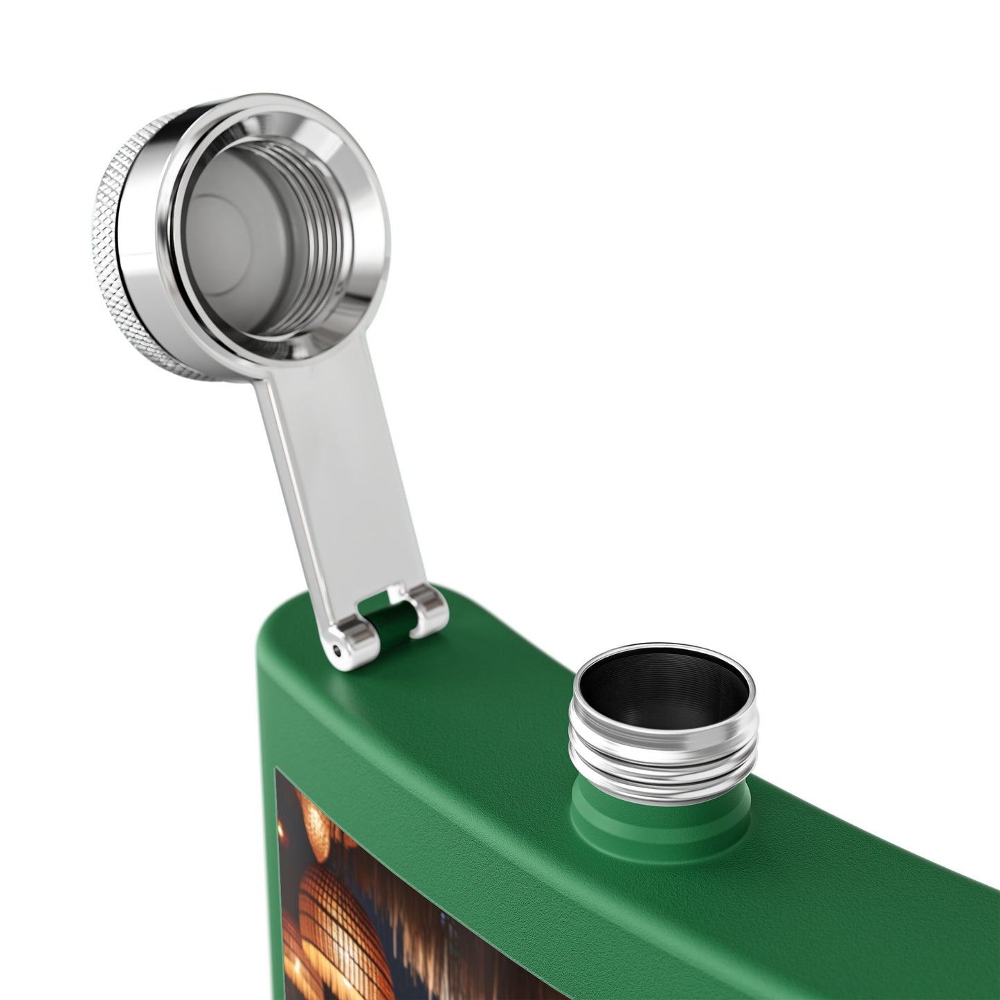 Tiki Bar Flask – 6oz Stainless Steel Hipster Cocktail Hip Flask