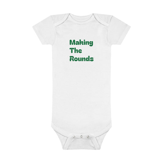 Making The Rounds Green Baby Short Sleeve Onesie®