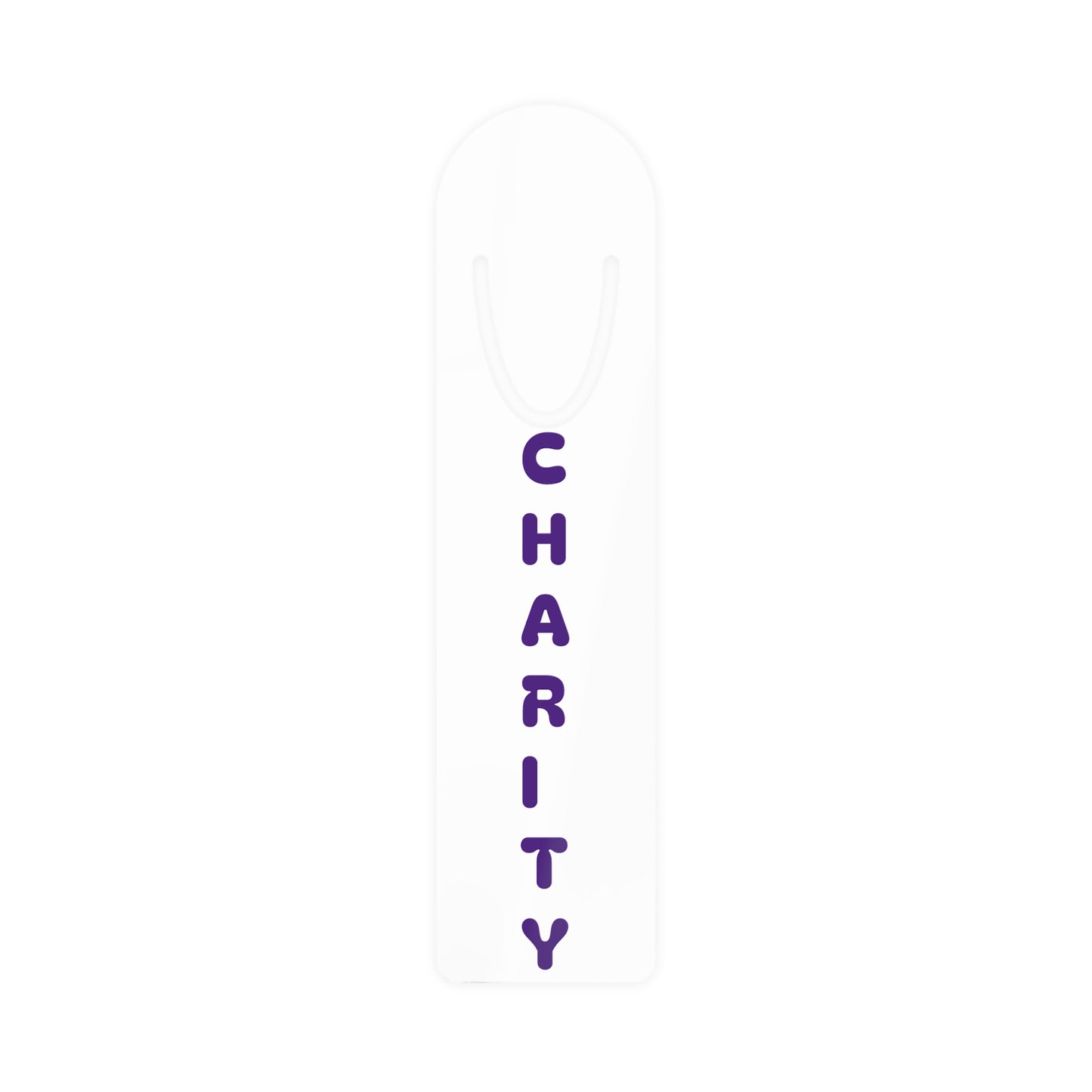 Charity Bookmark Purple