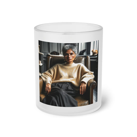 STAT Frosted Glass Mug