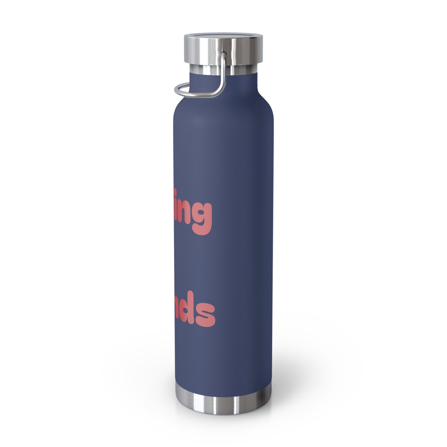 Making The Rounds Red Copper Vacuum Insulated Bottle, 22oz