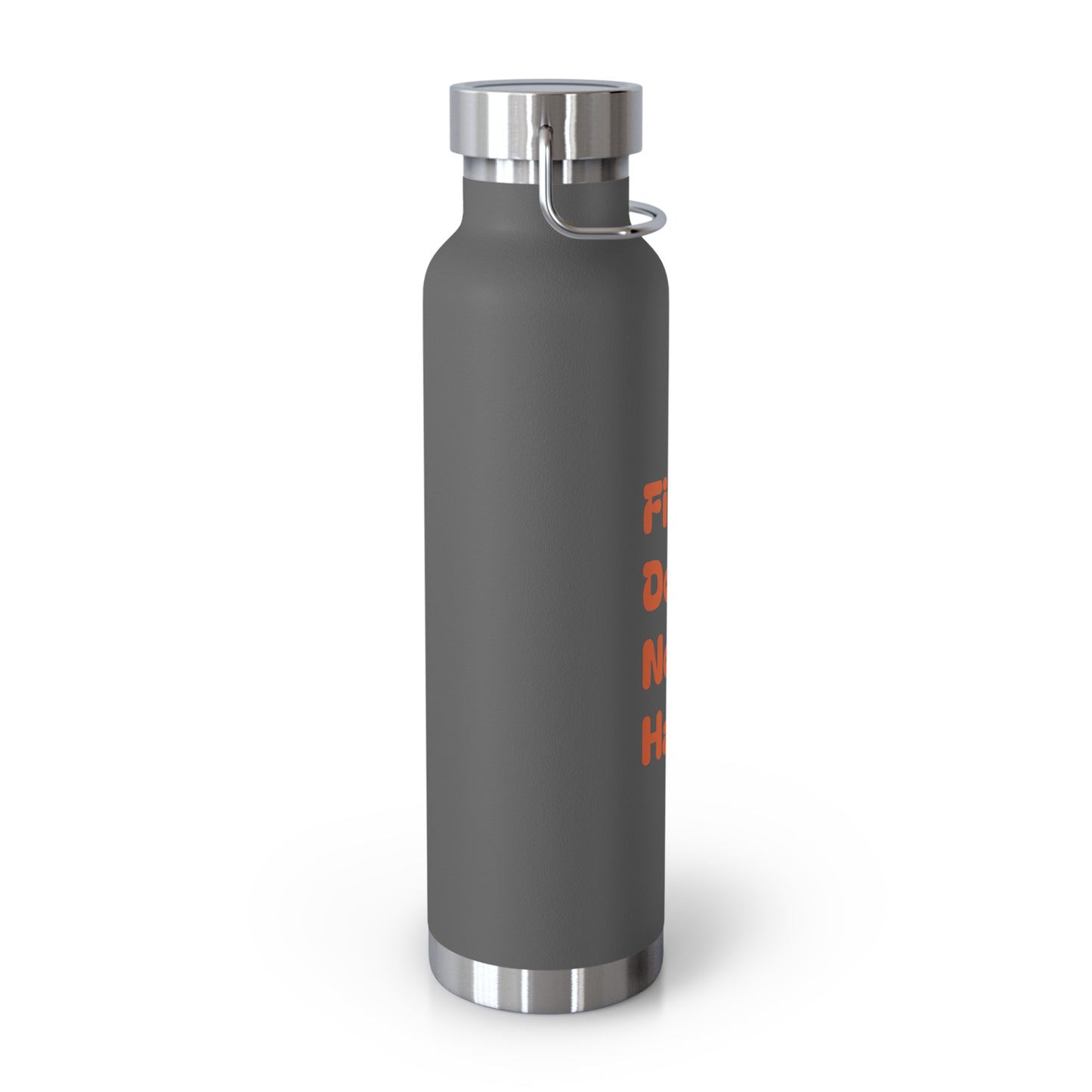 First Do No Harm Orange Copper Vacuum Insulated Bottle, 22oz