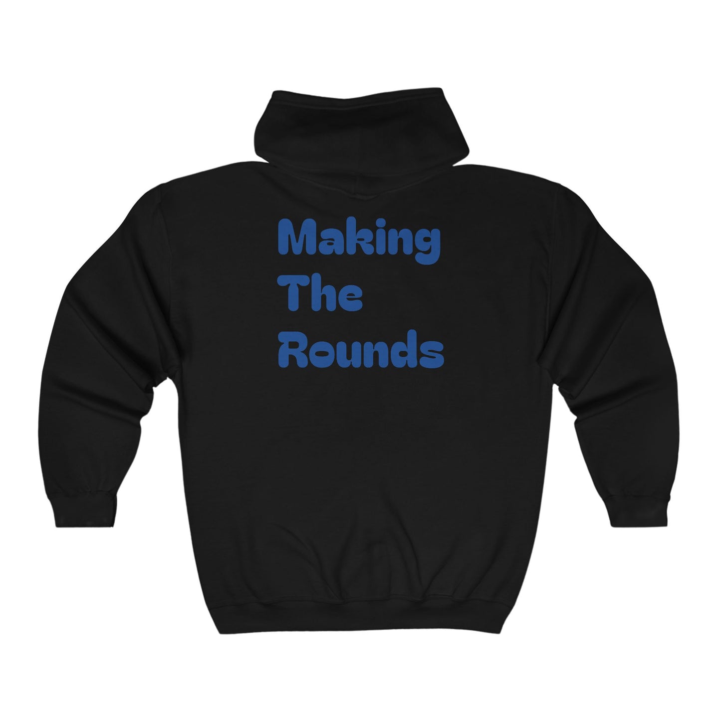 Making The Rounds Dark Blue Heavy Blend™ Full Zip Hooded Sweatshirt